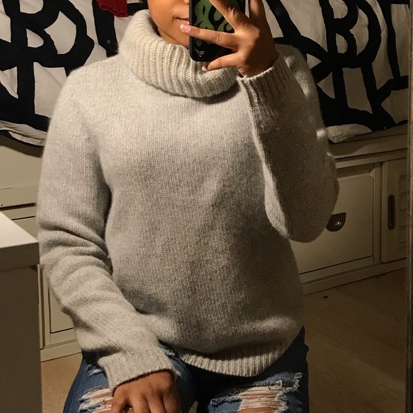 Ralph Lauren Sweaters - chunky grey sweater